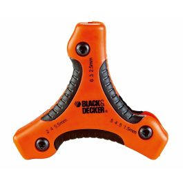 Clés hexagonales pliantes Black & Decker bdht0-71628 1,5-2-2,5-3-4-4,5-5-5,5-6 mm