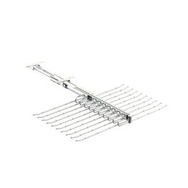 HERRAJES ALK Pantalonero Doble Extractible Serie Optima, 18 Barras, Acabado Cromo