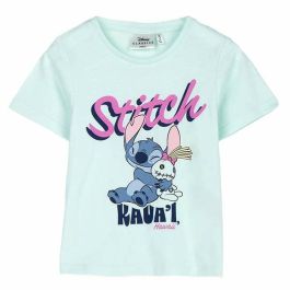 T shirt à manches courtes Enfant Stitch Vert Turquoise Precio: 12.5900004. SKU: B1H837A2N3