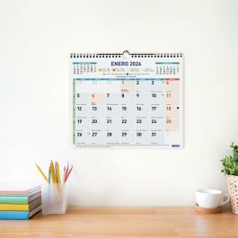 calendrier mural Finocam Multicouleur Papier 2026 30 x 24,7 cm