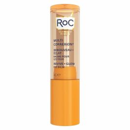 Roc Baume Contour des Yeux Revive & Glow Stick 4g - Enrichi en Vitamine C et Peptides pour Éclaircir le Regard, Atténuer Cernes et Poches