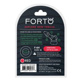 Anneau Pénis Forto Rouge M Ø 45 mm