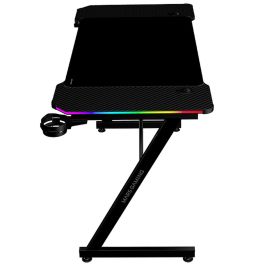 Bureau Gaming Mars Gaming ESCRITORIO ERGO RGB Noir 120 x 60 cm