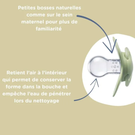 Nuby Lot de 5 Tétines Orthodontiques en Silicone Doux pour Bébé de 18 à 36 Mois - Confort Naturel et Développement Buccal