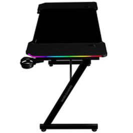 Bureau Gaming Mars Gaming ESCRITORIO ERGO RGB Noir 120 x 60 cm