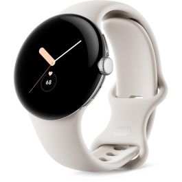 Google - Armband fr Smartwatch - S / L - Chalk - fr Pixel Watch