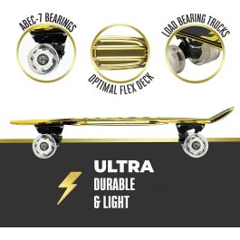 Mondo Urban Slide Set IGNITE Combo Set Tyro Monopatín y Protecciones Dorado