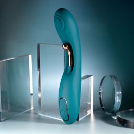 Vibration de Stimulation Double Evolved Playboy Vert