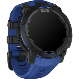 Garmin Instinct 3 - Montre GPS connectée robuste - Écran AMOLED 1.2 pouces - 45 mm - Noir/bleu - Série Tropical Pulse (Édition limitée)