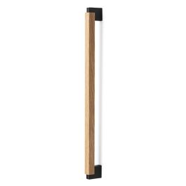 Viefe Tirador Modelo Duo Big en Bois finition Roble, Noyer, Noir, 480mm (Set de 2)