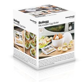 Cuiseur à Oeufs pour Micro-ondes avec Livre de Recettes Boilegg InnovaGoods