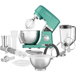 Sencor Robot Pâtissier STM 7871GR - 1000W, Bol Inox 4,5L et 3L + Mixeur, Hachoir Viande, Fonction Pétrissage Planétaire avec 8 Vitesses et Écran LED Precio: 316.26. SKU: B1463AW3NT