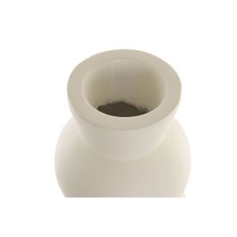 Vase Home ESPRIT Blanc Fibre de Verre Moderne
