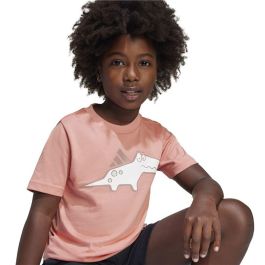 T shirt à manches courtes Enfant Adidas Lk Adrpt Marron XL