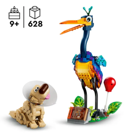 LEGO Disney et Pixar 43290 Figurine de Construction Kevin et Doug - Personnage Oiseau avec Socle et Accessoires - 9 ans et plus