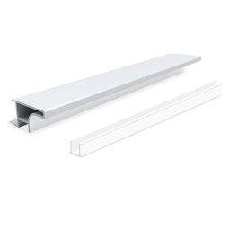 SC HERRAJES Profilé Gola-A Alto Sp16 4M Argent, Blanc, Anthracite, Noir