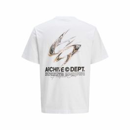 T-shirt à manches courtes homme Jack & Jones Jcodynamic Dust Ss Crew Blanc 10-12 Ans