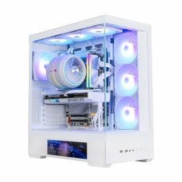 Boîtier ATX semi-tour Zalman P40 DS WHITE Blanc