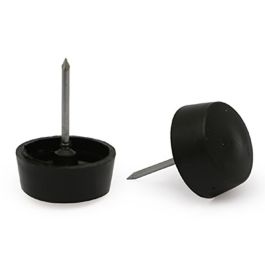 Q&Q Pata Plástico Negro Yota D34-29 H19 con Clavo para Muebles - Negro, Plástico, 19mm Altura, Fijación Clavo Integrado Precio: 3.5900004. SKU: B1747E8BV2