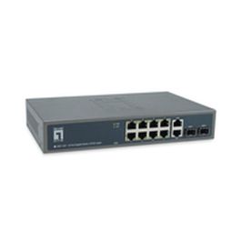 Level One GEP-1221 Switch Gigabit Ethernet 8xPoE+ 10 Ports 150W Non-géré 19"