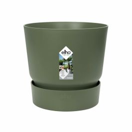 Elho Pot Rond Greenville 55 Vert Ø 55 x H 50 cm Extérieur 100% Recyclé ELH8711904529468