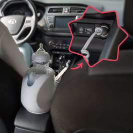 Badabulle Chauffe-biberon Pastel EASY+ Hogar-Coche BAD3661276189744