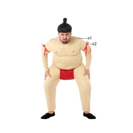 Déguisement Sumo Homme Adulte Taille M-L Rouge - Costume de lutteur japonais avec remplissage et bretelles en polyester Precio: 30.648. SKU: B1D63RA8KR