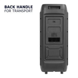 Haut-parleurs Ibiza COLUMBA KARAOKE Noir