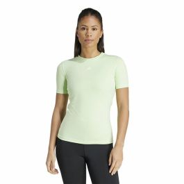 T-shirt à manches courtes femme Adidas Essentials Techfit Train Vert citron Vert clair
