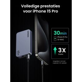 Câble USB vers Lightning Ugreen UG25356 Noir