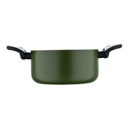 Casserole avec Couvercle San Ignacio experto Noir Vert Ø 20 cm