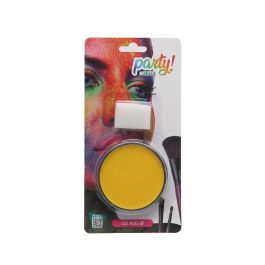 Maquillage de cire jaune pour visage, peinture faciale lumineuse, pour déguisements d'abeille, poussin, emoji ou carnaval, avec éponge inclus Precio: 10.5. SKU: S1130103