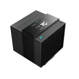 Deepcool Assassin IV VC Vision Noir Ventirad CPU avec Écran Magnétique, 7 Caloducs, TDP 300W, Refroidissement Haut de Gamme - R-ASN4-BKNVMD-G