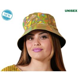 Chapeau Pêcheur Doré Effet Holographique - Accessoire de Déguisement Brillant pour Carnaval et Fêtes Precio: 6.6. SKU: B1CKHVAVHA