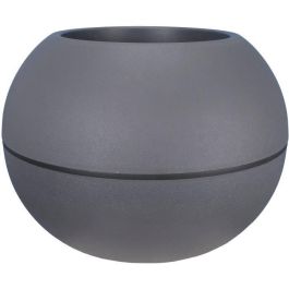 Pot de fleurs Boule - RIVIERA - Granit - D40 H28 cm - Gris
