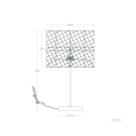 Lampe de Table Porbandar Rotin Naturel SKD-T1020