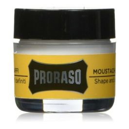 Proraso Cire à Moustache Bois et Épices Jaune 15 ml