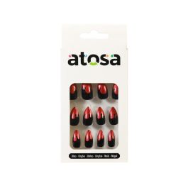 Uñas Postizas Halloween Rouges avec Gouttes Noires en Forme de Sang - Ongles Faux Vampire Effet Sanguinolent pour Déguisement Zombie - Maquillage de Soirée Horreur et Théâtre Precio: 1.152. SKU: B15GCWE6CZ