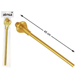 Bâton Égyptien Doré avec Tête de Cobra 45 cm pour Costume Faraon Cléopâtre Accessoire Fête Halloween Carnaval Precio: 10.5. SKU: B18Z8VMFVS
