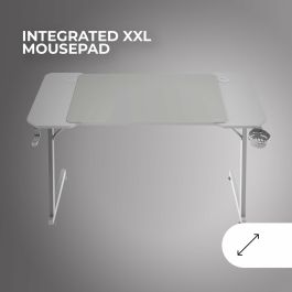 Bureau Gaming Mars Gaming ERGO Blanc 140 x 60 cm