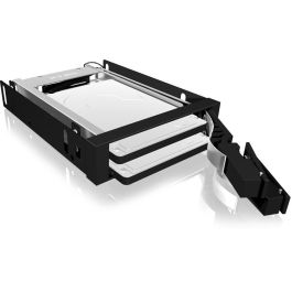 Wechselrahmen. 2xSATA 2.5" zu 2xSATA Host. trägerlos. für 3.5" Schacht ICY BOX