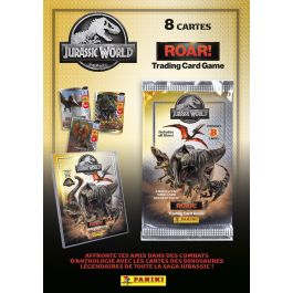 Panini Jurassic World 4 TCG - Boîte de 18 Paquets - 144 Cartes + Carte d'édition Limitée N°2 - PAN8051708028423