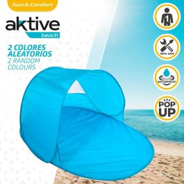 pare-vent de plage Aktive 130 x 72 x 85 cm (6 Unités)