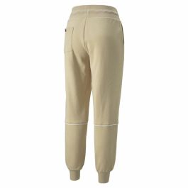 Pantalon de Survêtement pour Adultes Puma Colorblock Beige Femme