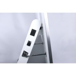 ALLNET Standdisplay 43 Zoll Outdoor Kundenstopper mit Akku oh. Touch mit Laufrollen 1500Nits Android Farbe schwarz