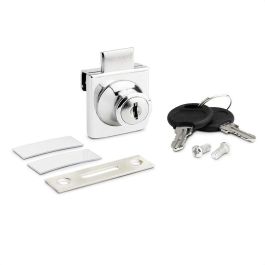 HERRAJES ALK Serrure pour porte en verre 32x36 D20x20 Chrome Clés différentes Precio: 6.5000004. SKU: B1FM2MM76B