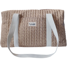 Tineo - Sac à langer imprimé léopard, pratique et lavable, avec anses, 40 x 22 x 24 cm, pour sorties bébé, change et accessoires