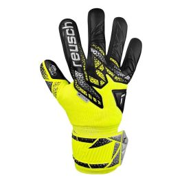 Gants de Gardien de But Reusch Attrakt Silver safe Jaune Noir Adultes