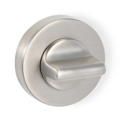 SYSTEM Poignee de porte ronde Ø50, finitions Nickel Mate, Noir Mate et Chrome Satiné