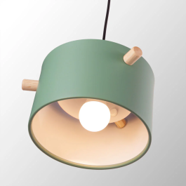 Lampe Suspendue Averie SKD-P1013-OG Blanc, Vert Olive, Saumon, Turquoise